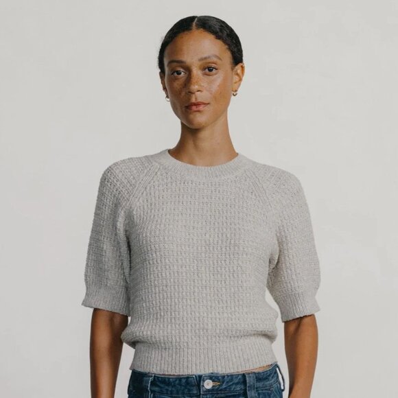 OZMA Lloyd SWEATER | Heather Grey | XS - Picture 2 of 9